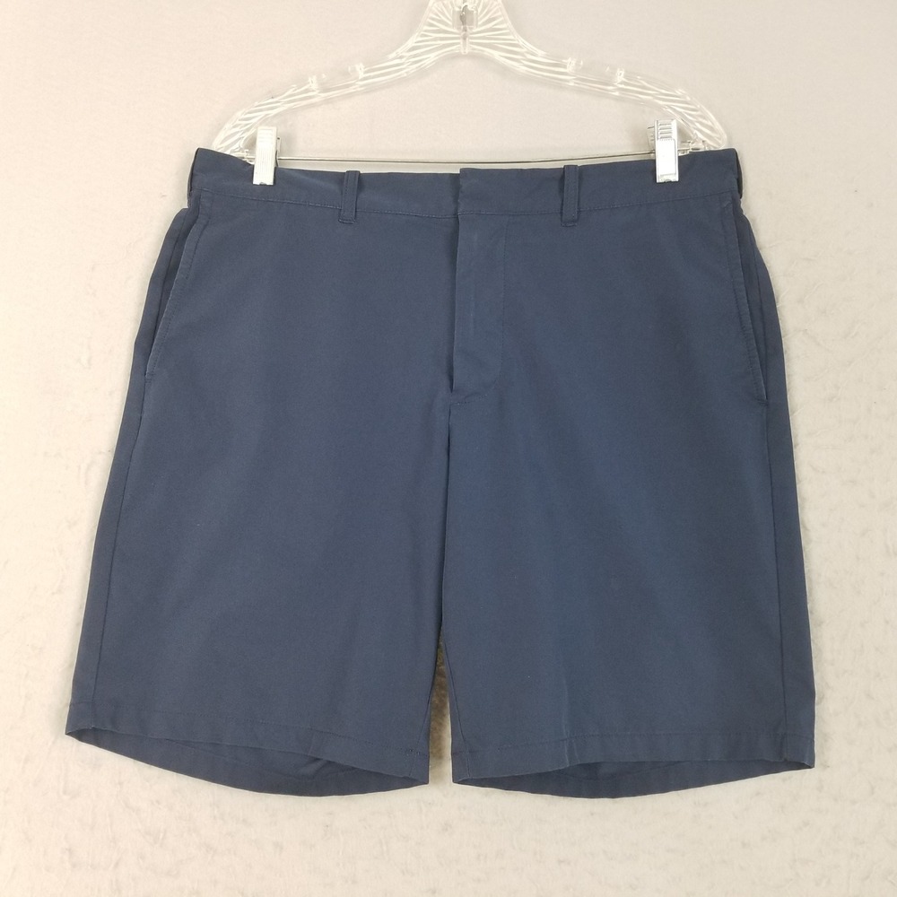 J.Crew Shorts Mens 34 Navy Blue 9" Inseam Lightweight Dri-Fit Performance Golf